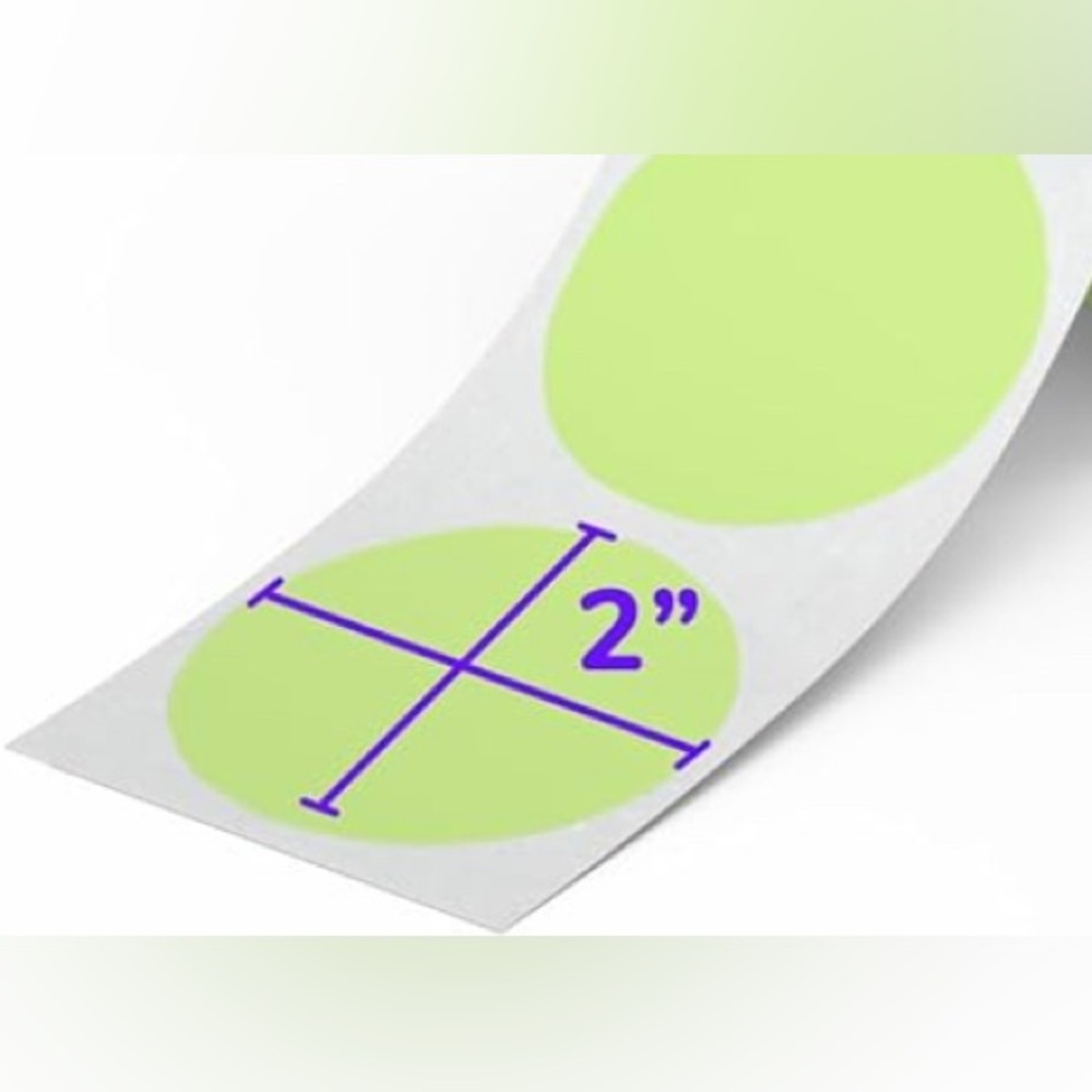 30 STICKERS - 2” ROUND - SIZE S LABELS - Picture 4 of 5